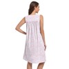 QRRLUEN 100% Cotton Nightgowns for Women Sleeveless Nightgown with Pockets
