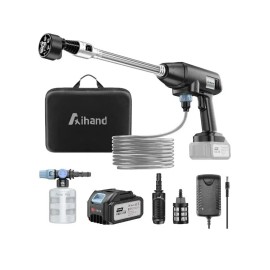 Aihand Cordless Pressure Washer, 652PSI Portable Power Cleaner with Rechargeable