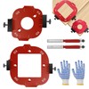 Woodworking Round Corner Radius Template | 2X Edge Trimming Corner