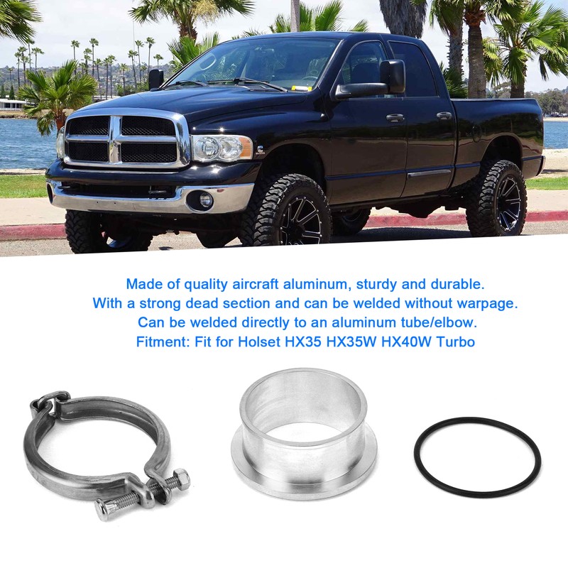 Turbo Compressor V-Band Flange Clamp Accessory Fit for Holset HX35