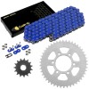 Caltric Blue O-Ring Drive Chain & Sprockets Kit for Kawasaki
