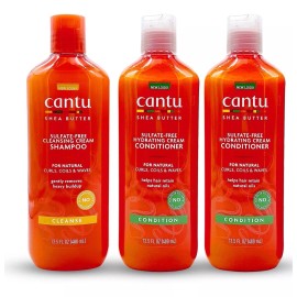 Cantu Pack 1 Shampoo + 2 Acondicionador Cantu