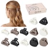 obeoby 12Pcs 1.6-In Small Hair Claw Clips for Women Girl