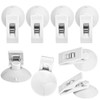 8 Pcs Suction Cup Clip Multiple Purpose Round Suction Cup