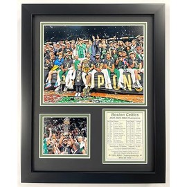 Boston Celtics | 2023-2024 Champions | Framed Photo Collage | 2 Sizes and 3 Styles | (Podium, 12"x15")