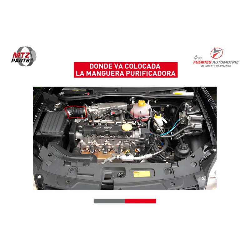 Manguera Filtro Purificador Aire Gm Chevy Todos Los Modelos