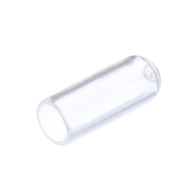 QUARKZMAN Pack of 20 Rubber Caps 5 mm (3/16 Inch) ID Vinyl PVC Round Tube Screw Caps Covers Screw Thread Protective Caps Transparent