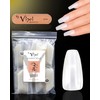 By Vixi Medium oval nail set, free glue and preparation