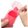Kisangel Compact Portable Soap Paper Travel Soap Sheets Outdoor Camping