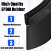 Tallew 2.6 Inch Rv Slide Out Seal Black Clip Rubber