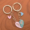 Matching Keychains Best Friends Christmas Gifts for Women Friends Birthday