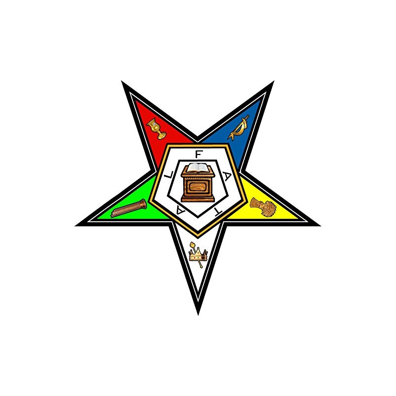 ProSticker 111 (One) 5" Masonic Series Order of the Eastern
