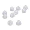 10pcs Sound Amplifier Open Domes Single Layer Washable Reusable Silicone
