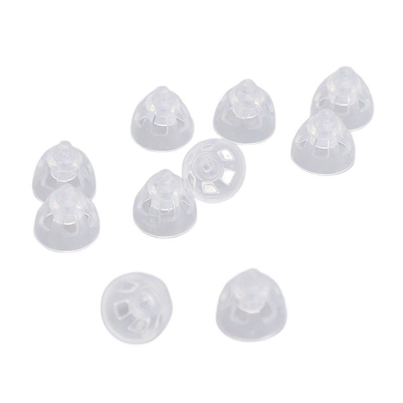 10pcs Sound Amplifier Open Domes Single Layer Washable Reusable Silicone