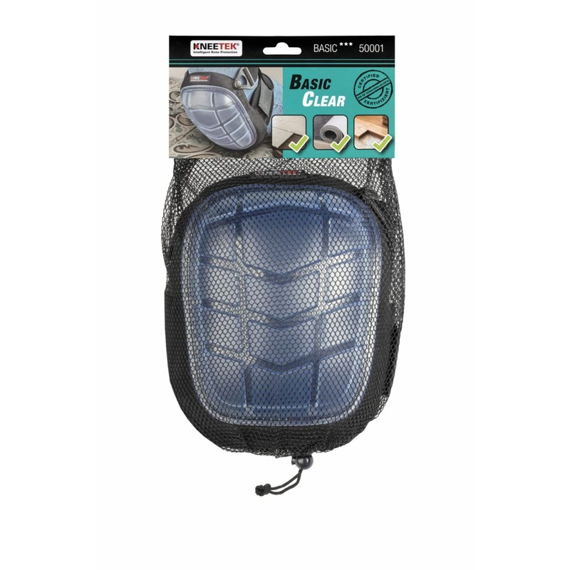 Kneetek Basic Clear Knee Pads for Sensitive Surfaces, Knee Pads