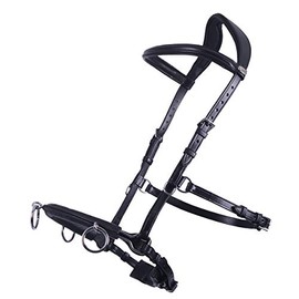 QHP Cavesson Leather, Size: WB, Colour QHP: Black