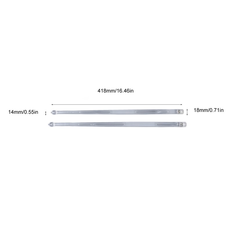 2PCS Light Up Drumstick Color Changing Glow Drumming Plastic Drumstick