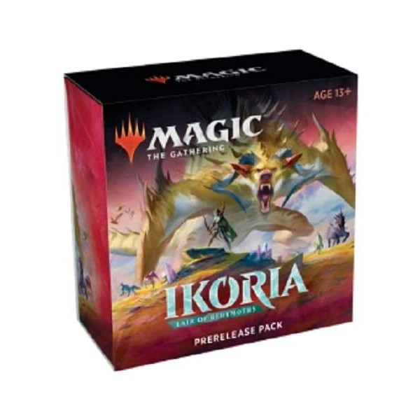 MTG Magic The Gathering Ikoria Booster Prerelease Pack Set Kit - Box of 6 Packs + More