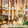yunsheng Battery Operated LED Window Candles with Remote Timer, 8