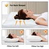 SWTMERRY Flat Pillows 2 Pack for Sleeping,Ultra Thin Bed Pillows