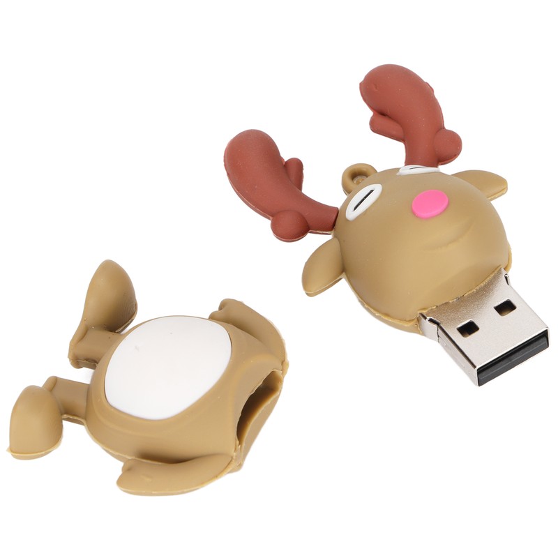 USB Flash Drive Lightweight Portable Safe Reliable Exquisite PVC Christmas