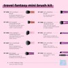 Real Techniques Travel Fantasy Mini Brush Kit, Makeup Brushes For