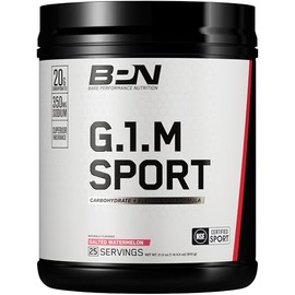 BARE PERFORMANCE NUTRITION- “, BPN G.1.M Go One More Sport, Combustible para Entrenamiento de Resistencia, Electrolitos y Calorías, Rosa Himalaya S