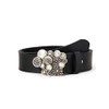 MGM Women's Coin Belt (Coin) - Black (Black 01), size: