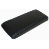 Kar Designers w/Blue Stitch Real Leather Center Console Lid Cover
