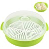 DOERDO Microwave Steamer for Cooking Microwave Vegetable Steamer with Lid,