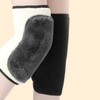 Unisex Double Strap Thick Fleece Lined Anti-Chill Knee Protector 2-Piece Set 10ea