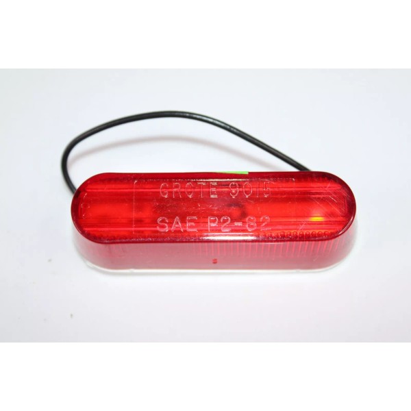 Grote 45252-5 Red Thin-Line Single-Bulb Clearance Marker Light