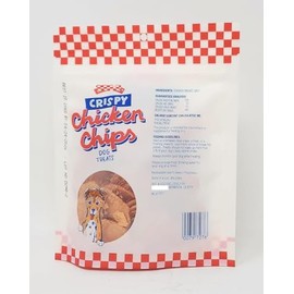 Trader J's Crispy Chicken Chips Dog Treats, 99% Chicken Breast, 2.5oz/70g (Pack of 1)