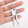 8 pcs Pocket Screwdriver Keys Stainless Keychain Screwdriver Set Mini
