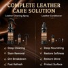 Nozerix Leather Cleaner and Conditioner, Leather Cleaning Kit, Leather Conditioner,
