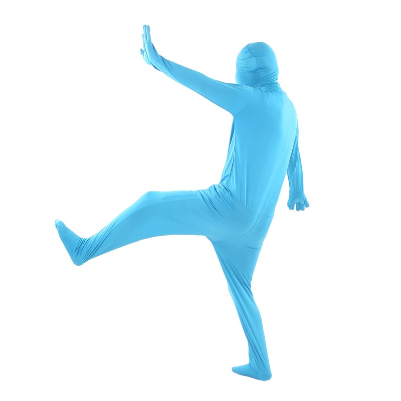 Photography Chromakey Bodysuit Blue Special Effects Full Body Stretch Fabric