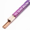 40 Sticks Brazing Rods Bcup-3 5% Silver Solder Phos Copper