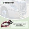 Front Turn Signal Lights Connector Wiring Harness 3 Pin with