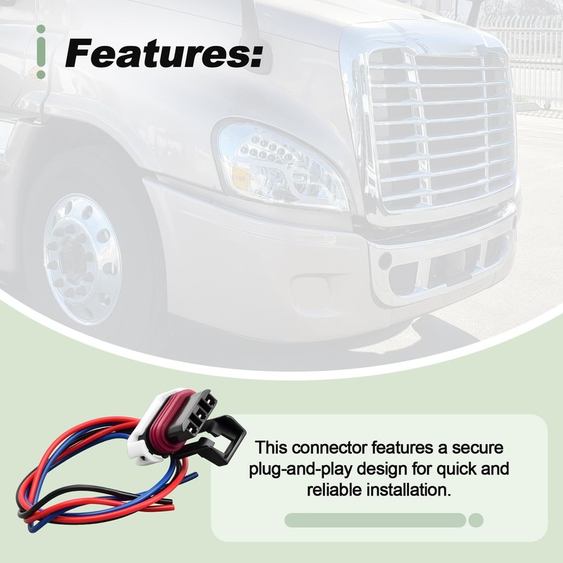Front Turn Signal Lights Connector Wiring Harness 3 Pin with