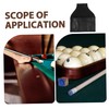CORHAD Ergonomic Billiard Chalk Holder Pool Cue Clamp Bag Portable