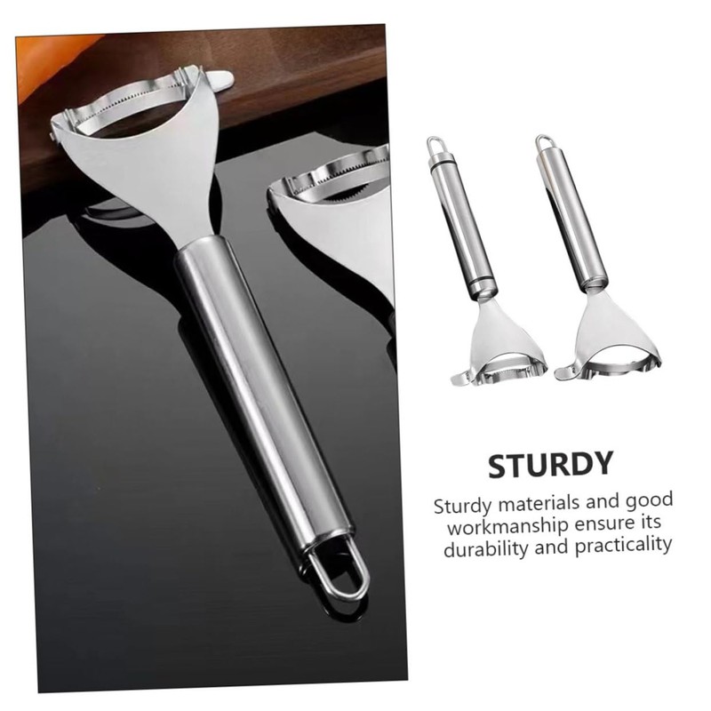 COLLBATH Ergonomic Handle Corn Peeler Steel Stripper for Kitchen Fast