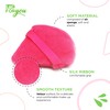 LAC 3 Powder Puff Face Triangle - Reusable Mini Velvet