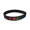 JOYID PRIDE Gay Rainbow Bracelets Silicone Rubber Wristbands Bracelets-3pcs
