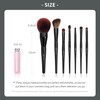 Jessup Makeup Brushes Set Professional 21Pcs Black Complete Collection, Synthetic