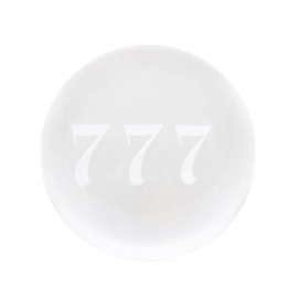 Something Different Wholesale 777 Angel Number Glass Crystal Ball with Laser Engraving – Symbol of Luck, Prosperity, & Divine Guidance for Spiritual Alignment, Manifestation, and Positive Energy