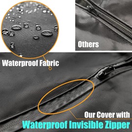 Ziivita Fan Cover - Outdoor Waterproof Fan Covers - Outside Large Stand up Pedestal and Wall Mount Industrial Fan Cover in Heavy Duty Material Fit 24" Fan