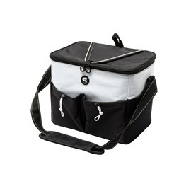 geckobrands Large Removable Hardliner Tote Cooler – Holds Up to 24 Cans or 15 Bottles, 5 Pockets/2 Neoprene, Easy Access Lid