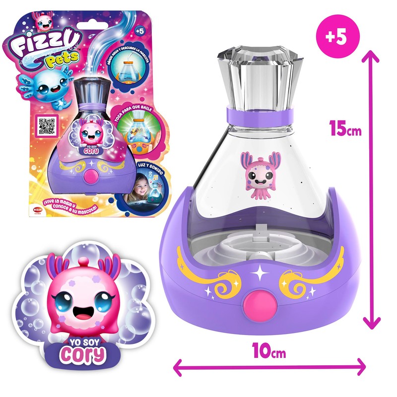 Bizak Fizzy Pets Cory Magic Surprise Music and Dance Colour