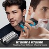 Pack of 3 Replacement Shaving Heads Compatible with Braun Series
