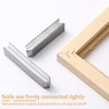 Therwen 400 Pcs V Nails for Hardwood Graphics Framing Hardware